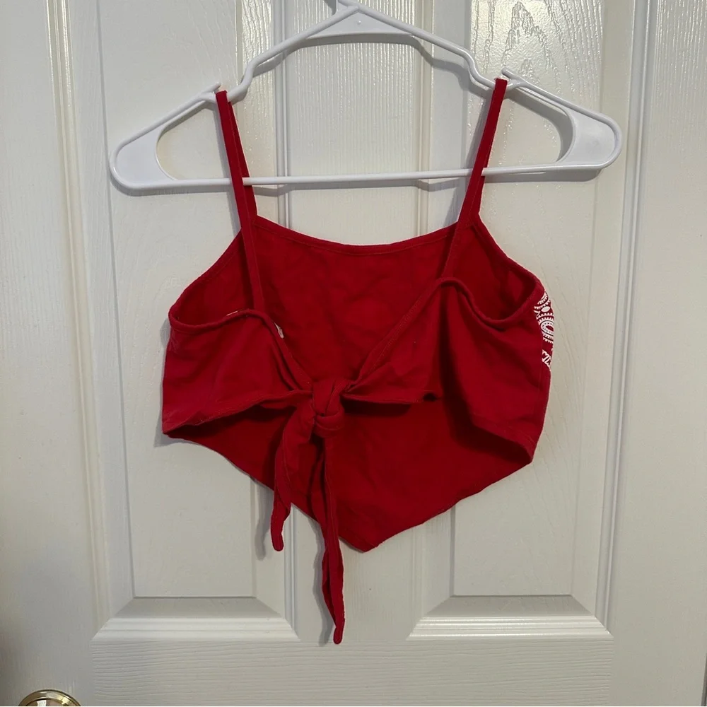 Red Bandana Top - Picture 3 of 4